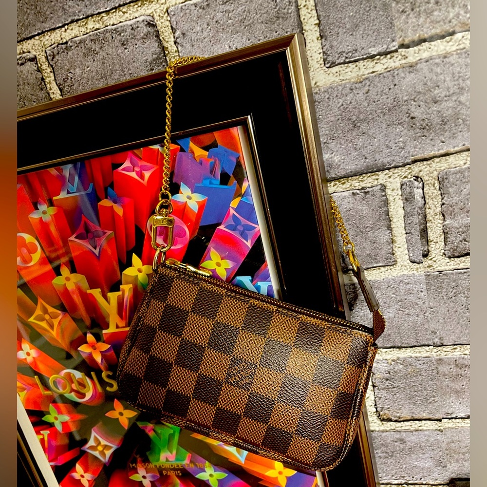 Authentic Damier Ebene Mini Pochette